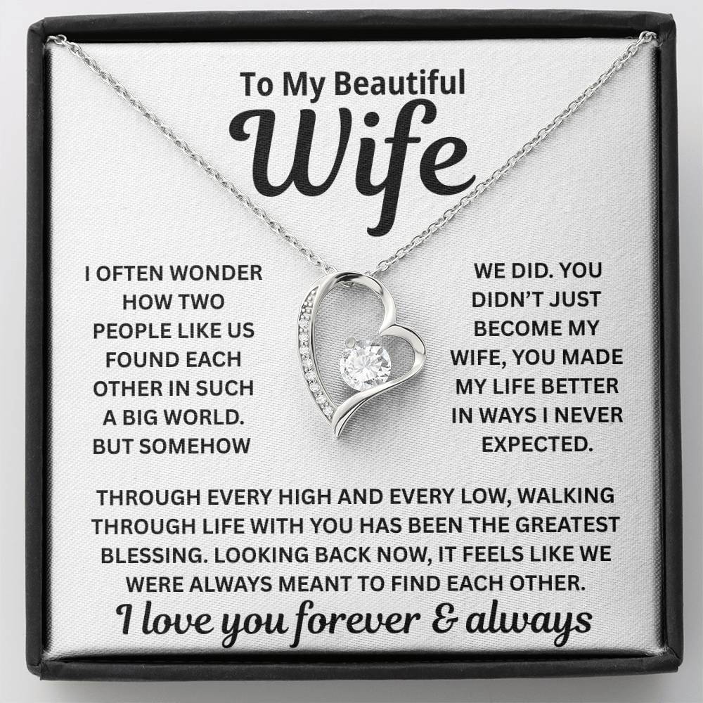 To My Wife – The Moment Our Paths Crossed – Necklace