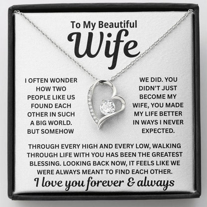To My Wife – The Moment Our Paths Crossed – Necklace