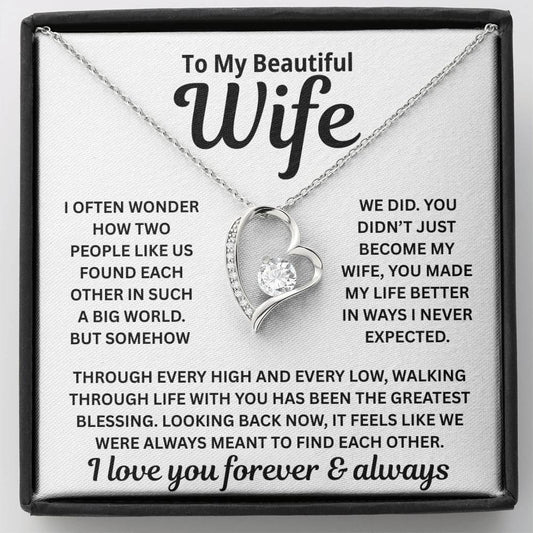 To My Wife – The Moment Our Paths Crossed – Necklace