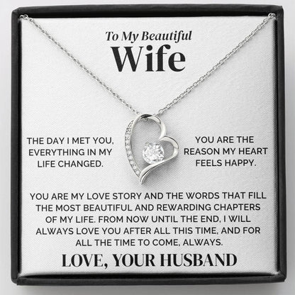 To My Wife – Our Love Story – Necklace
