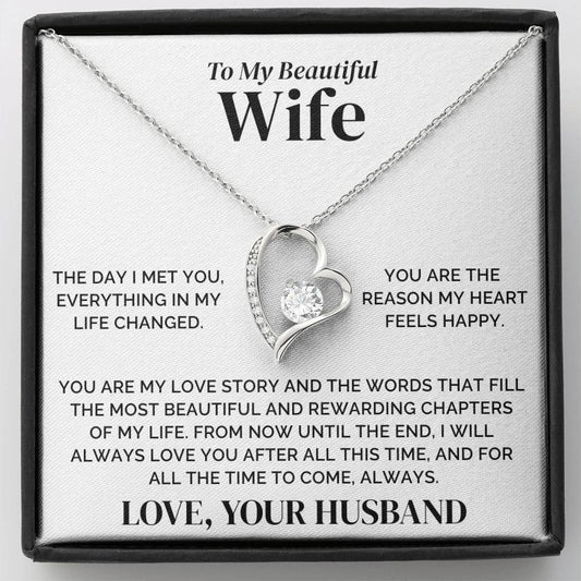 To My Wife – Our Love Story – Necklace