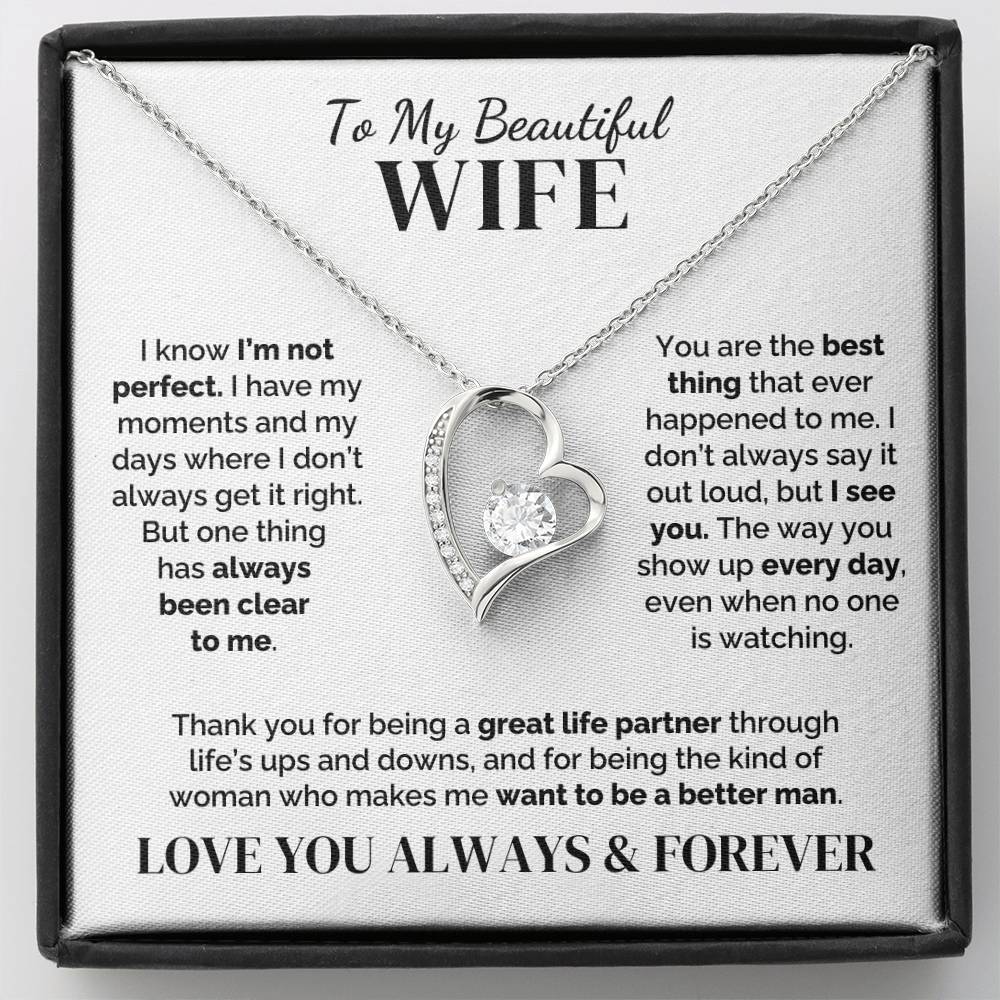 To My Wife – The Best Thing – Necklace