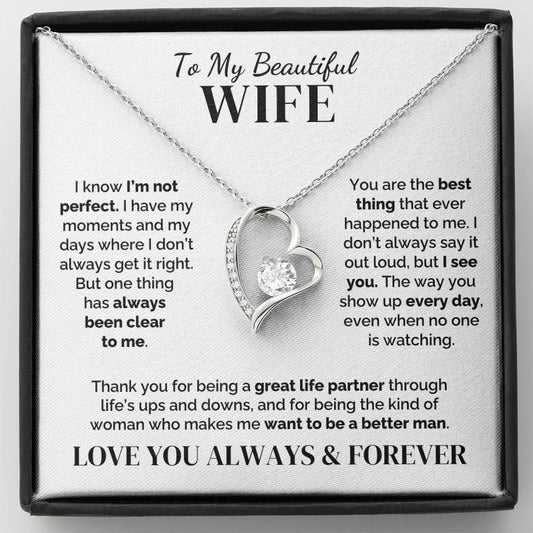 To My Wife – The Best Thing – Necklace