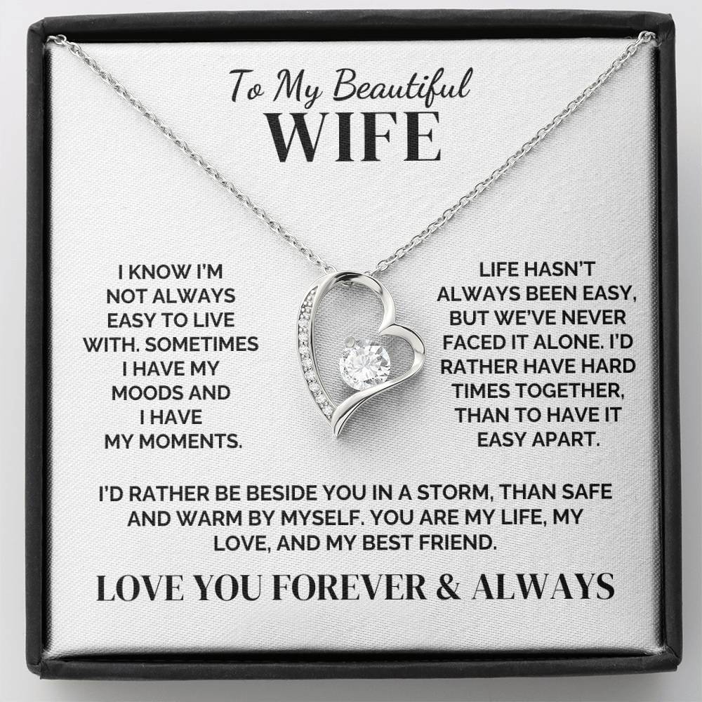 To My Wife – Hard Times Together – Necklace