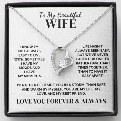 To My Wife – Hard Times Together – Necklace
