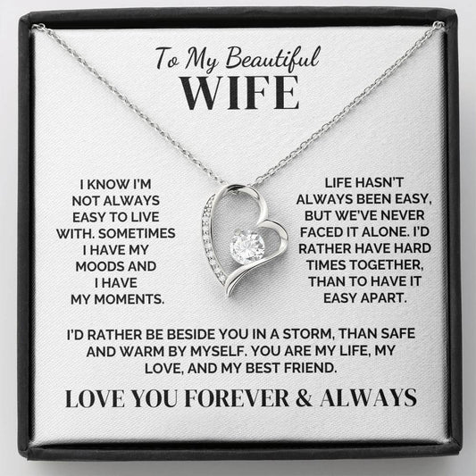 To My Wife – Hard Times Together – Necklace
