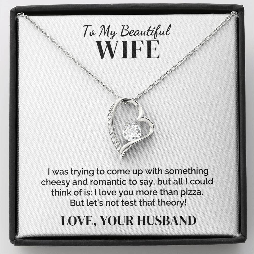 To My Wife – More Than Pizza – Necklace