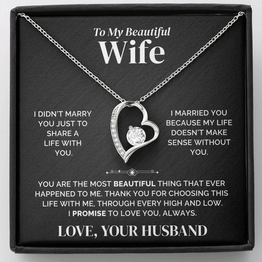 To My Wife – I Choose You – Necklace