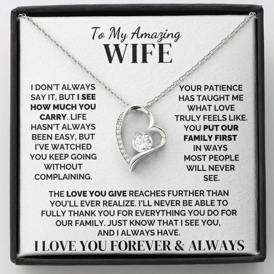 To My Wife – I See You – Necklace