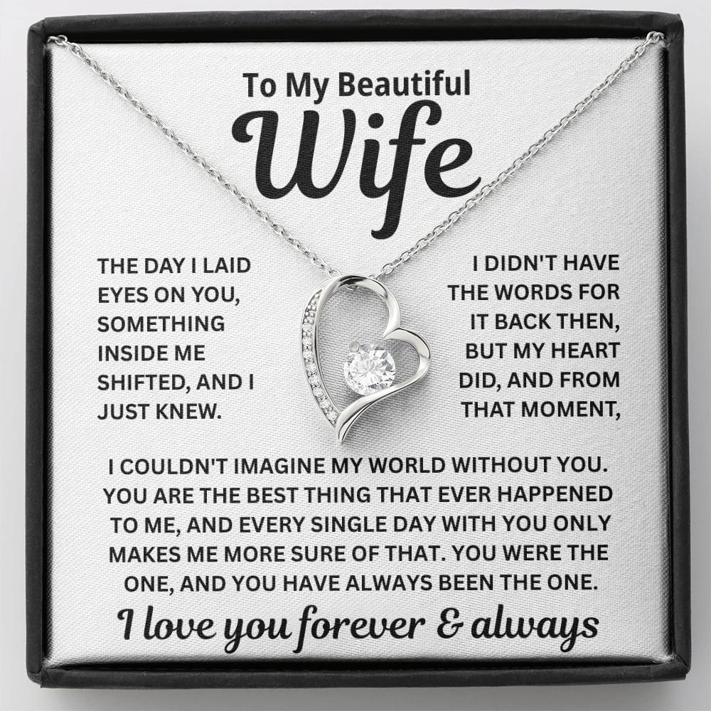 To My Wife - You Were Always The One - Necklace