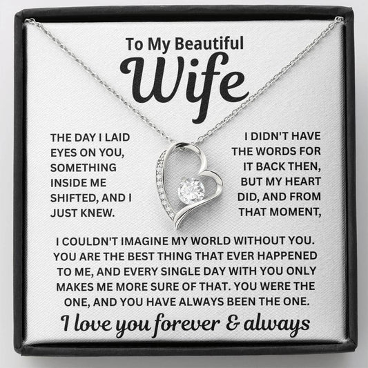 To My Wife - You Were Always The One - Necklace