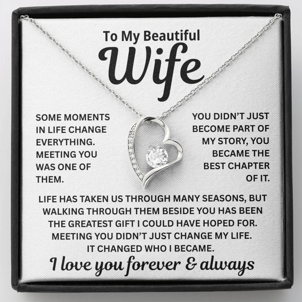 To My Wife – The Best Chapter Of My Life – Necklace