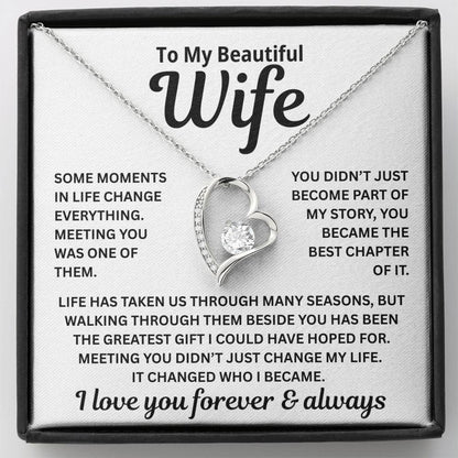 To My Wife – The Best Chapter Of My Life – Necklace