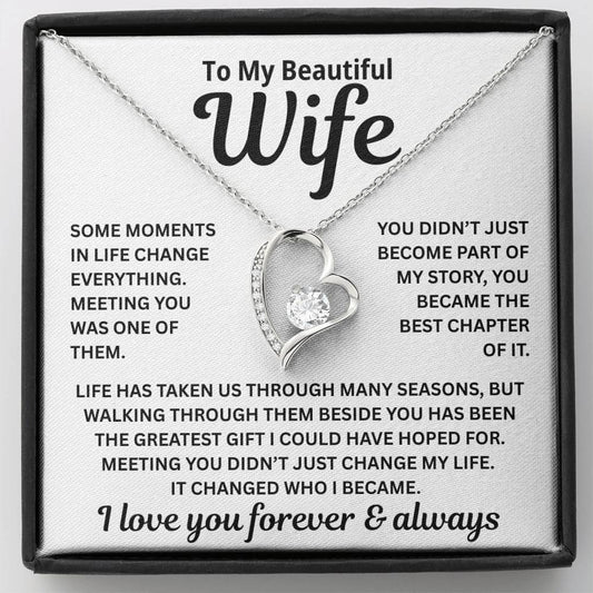 To My Wife – The Best Chapter Of My Life – Necklace