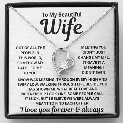 To My Wife – Meant To Find Each Other – Necklace