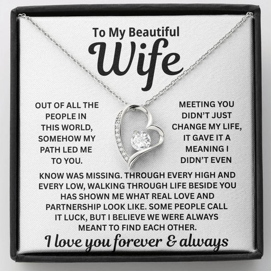 To My Wife – Meant To Find Each Other – Necklace