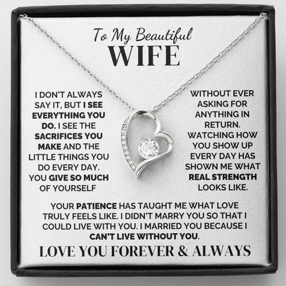 To My Wife – I See Everything You Do – Necklace