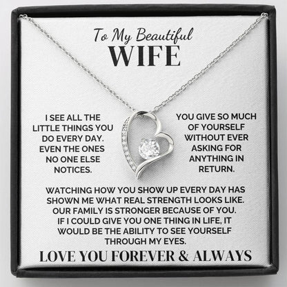 To My Wife – The Little Things You Do – Necklace
