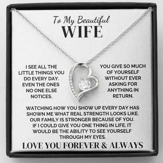 To My Wife – The Little Things You Do – Necklace