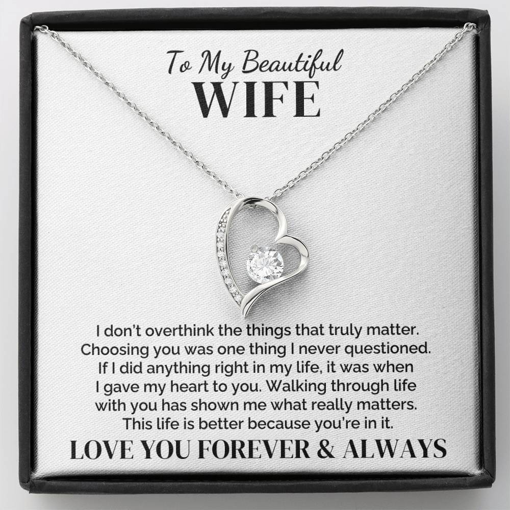 To My Wife – Choosing You Was Easy – Necklace