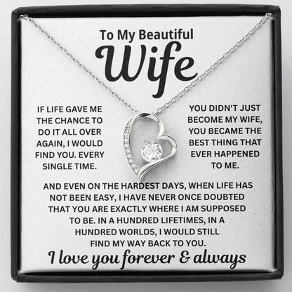 To My Wife — Find My Way Back To You — Necklace