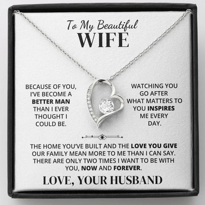 To My Wife – Because of You – Necklace