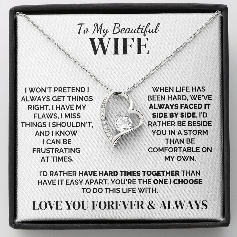 To My Wife – The One I Choose – Necklace