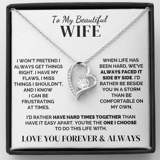 To My Wife – The One I Choose – Necklace