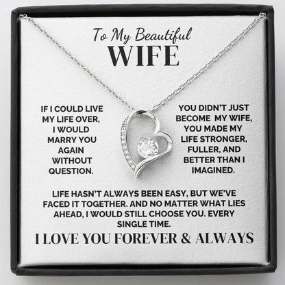 To My Wife – I’d Marry You Again – Necklace