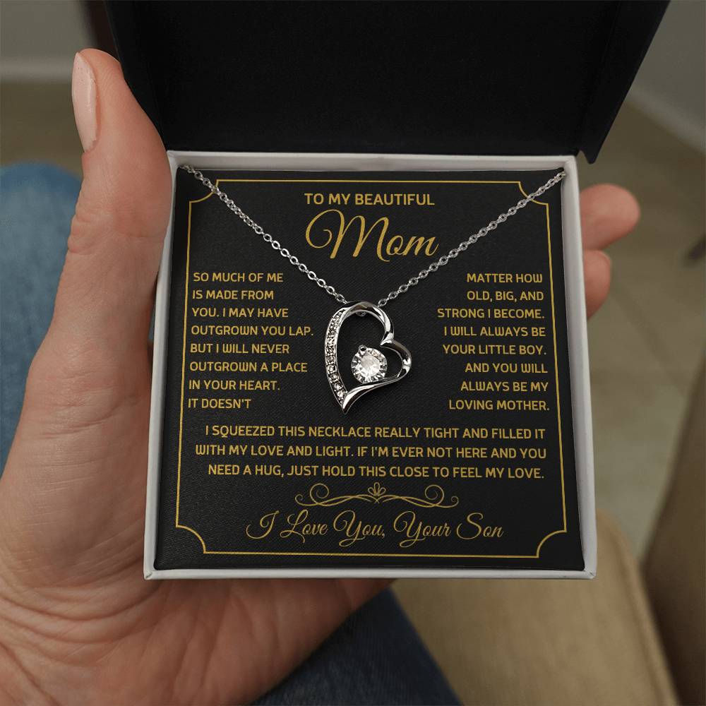 To My Mom - Always Be Your Little Boy - Necklace