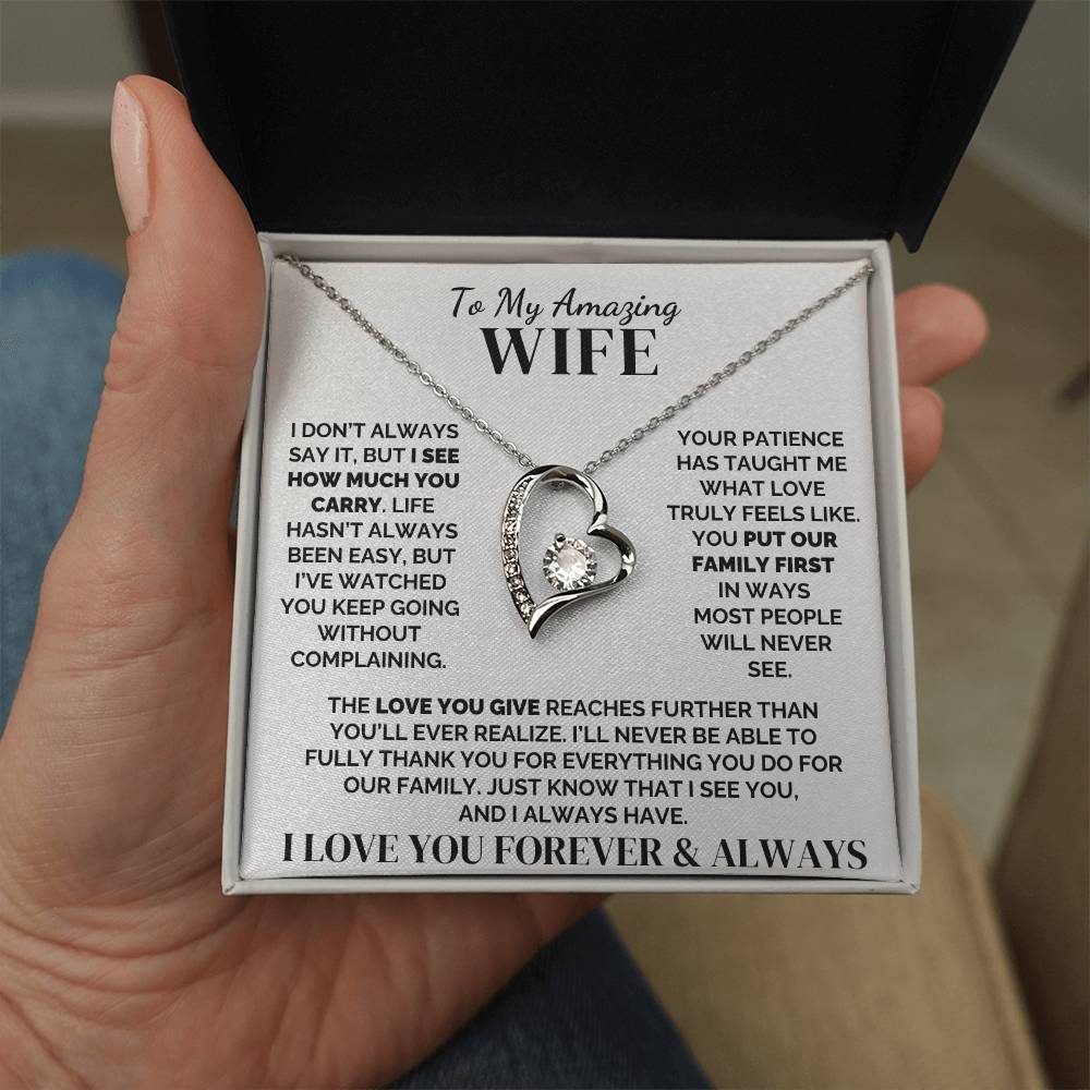 To My Wife – I See You – Necklace