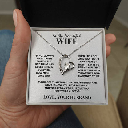 To My Wife – You Have My Heart – Necklace