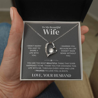 To My Wife – I Choose You – Necklace
