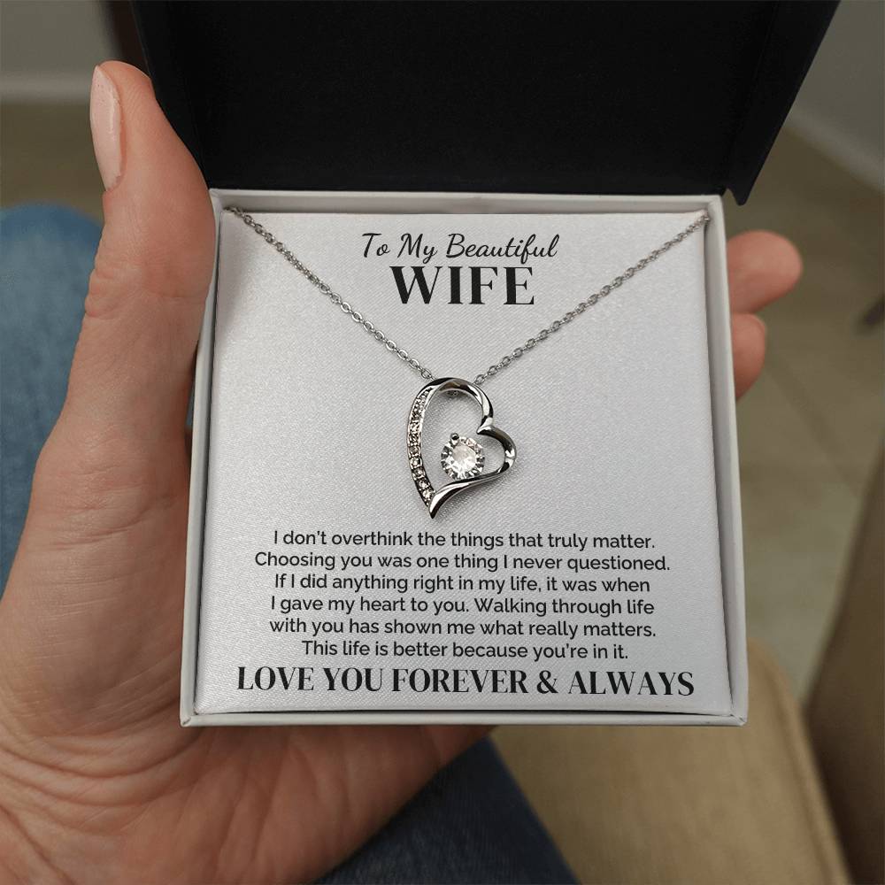 To My Wife – Choosing You Was Easy – Necklace