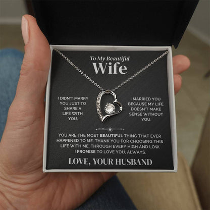 To My Wife – I Choose You – Necklace