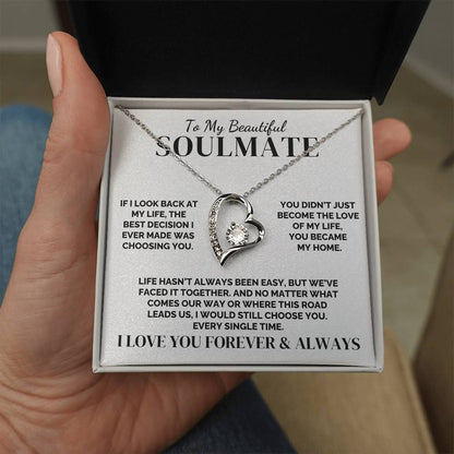 To My Soulmate – The Best Decision of My Life – Necklace