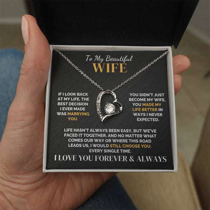 To My Wife – The Life I’d Choose Again – Necklace