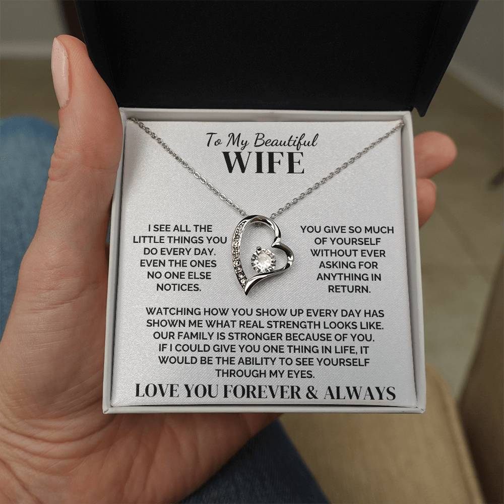 To My Wife – The Little Things You Do – Necklace