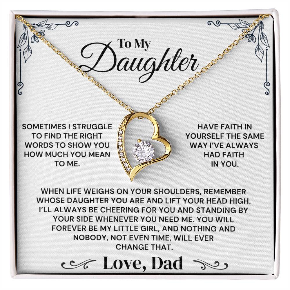 To My Daughter - My Heart’s Promise - Necklace
