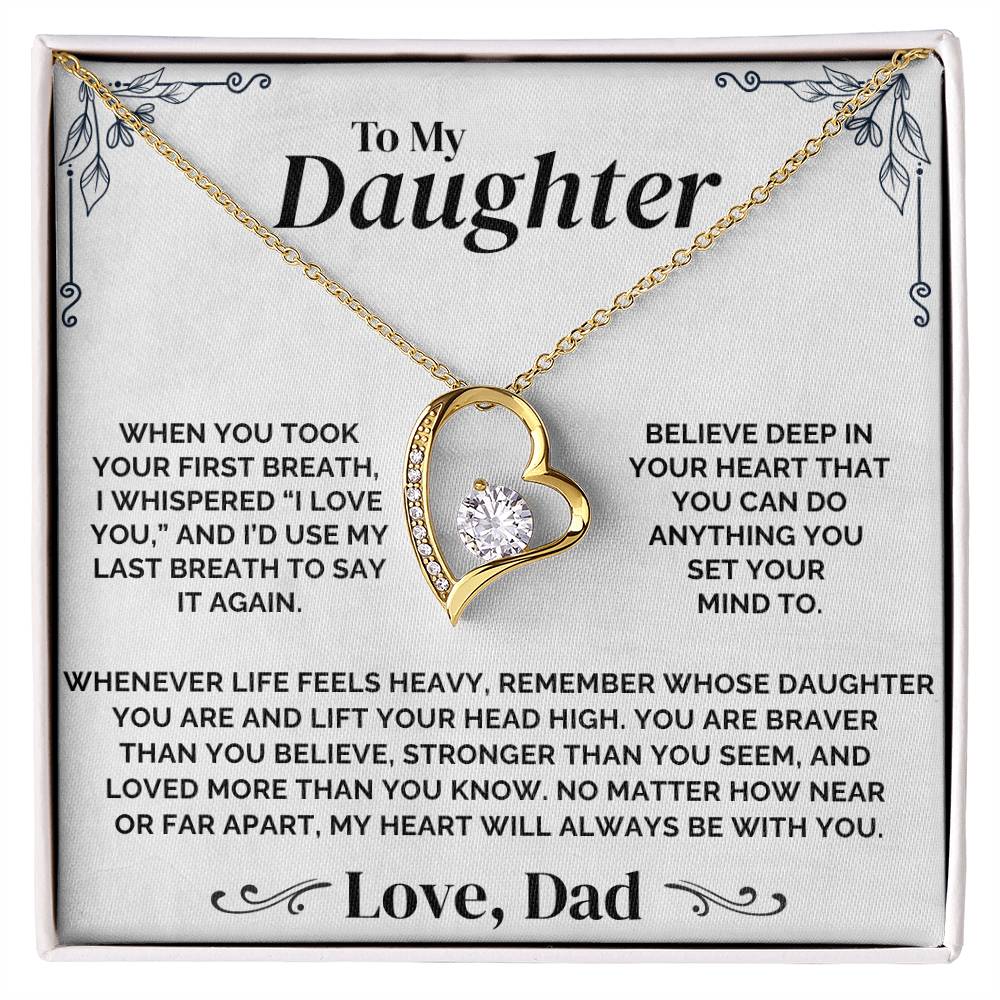 To My Daughter - Forever With You - Necklace