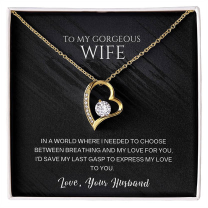 To My Wife - My Love For You - Necklace