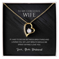 To My Wife - I Love You - Necklace