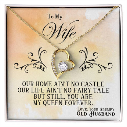 To My Wife - My Queen Forever - Necklace