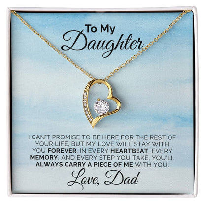To My Daughter - Forever Love - Necklace