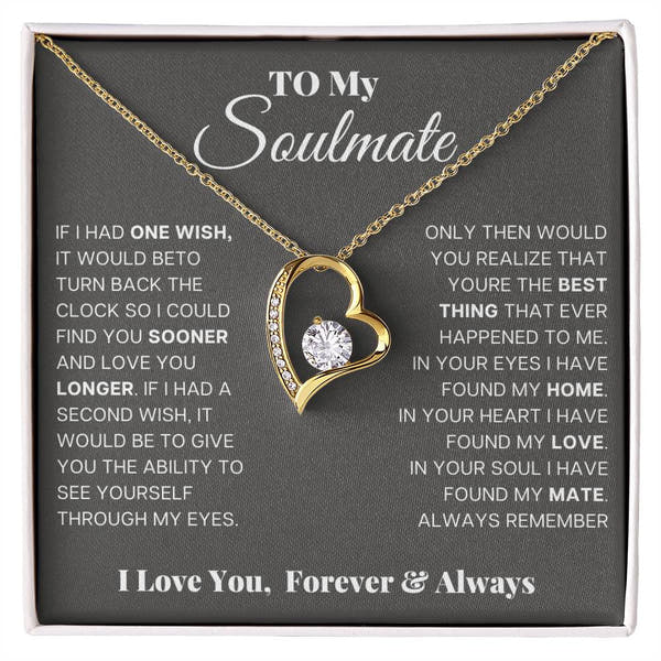 To My Soulmate - You're The Best Thing - Necklace