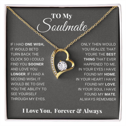To My Soulmate - You're The Best Thing - Necklace