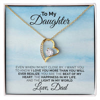 To My Daughter - Light In My World - Necklace