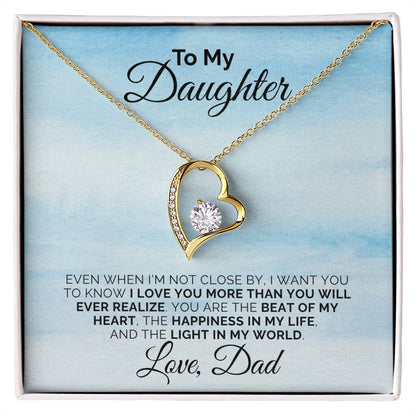 To My Daughter - Light In My World - Necklace