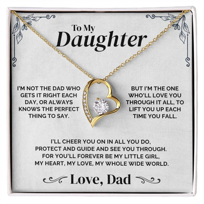 To My Daughter - A Father's Promise - Necklace