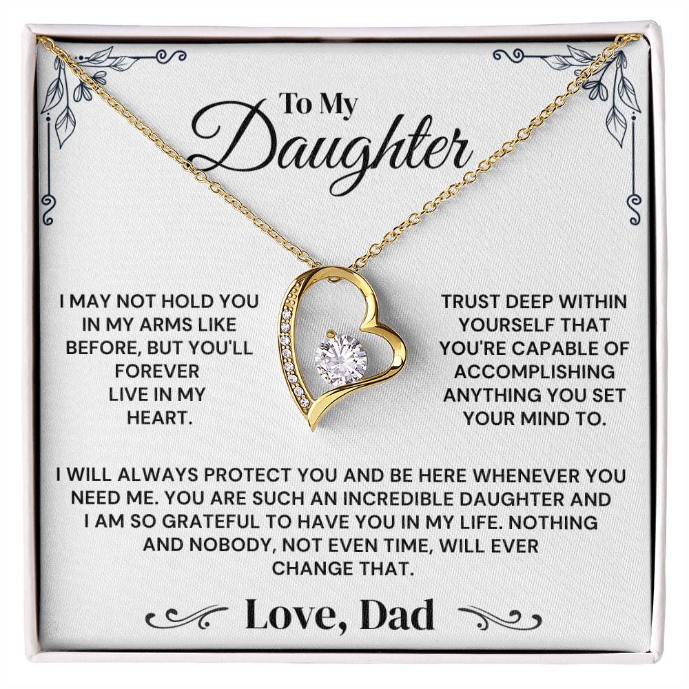 To My Daughter - Lift Your Head High - Necklace